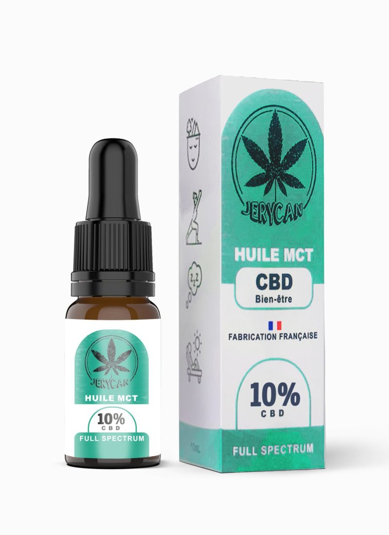 Huile MCT 10% CBD – JERYCAN